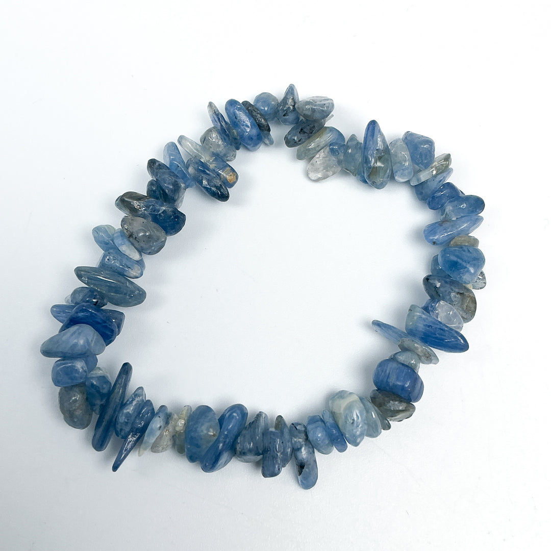 Kyanite Chip Beaded Bracelet - Rocks and Gems Canada
