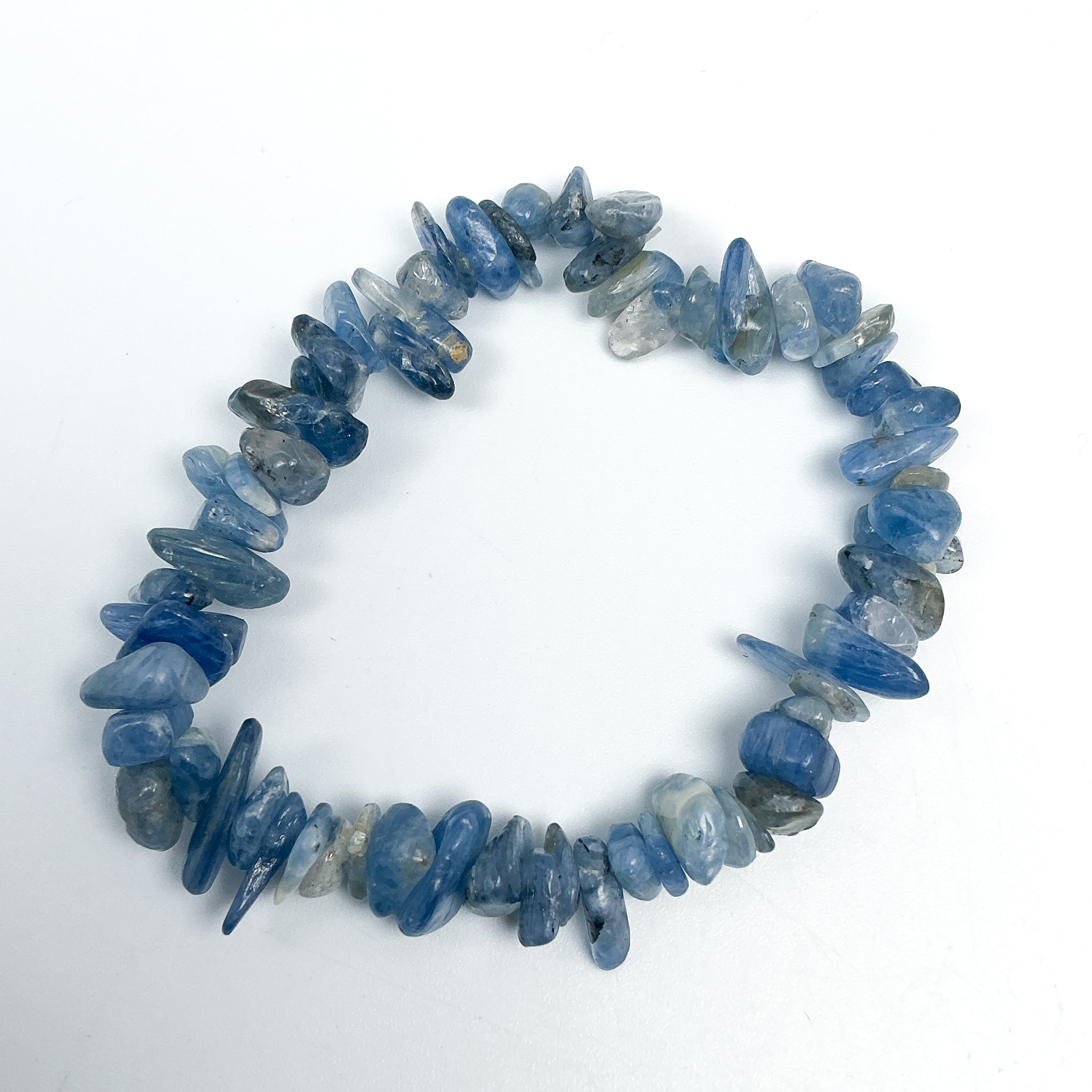 Kyanite Chip Beaded Bracelet - Rocks and Gems Canada
