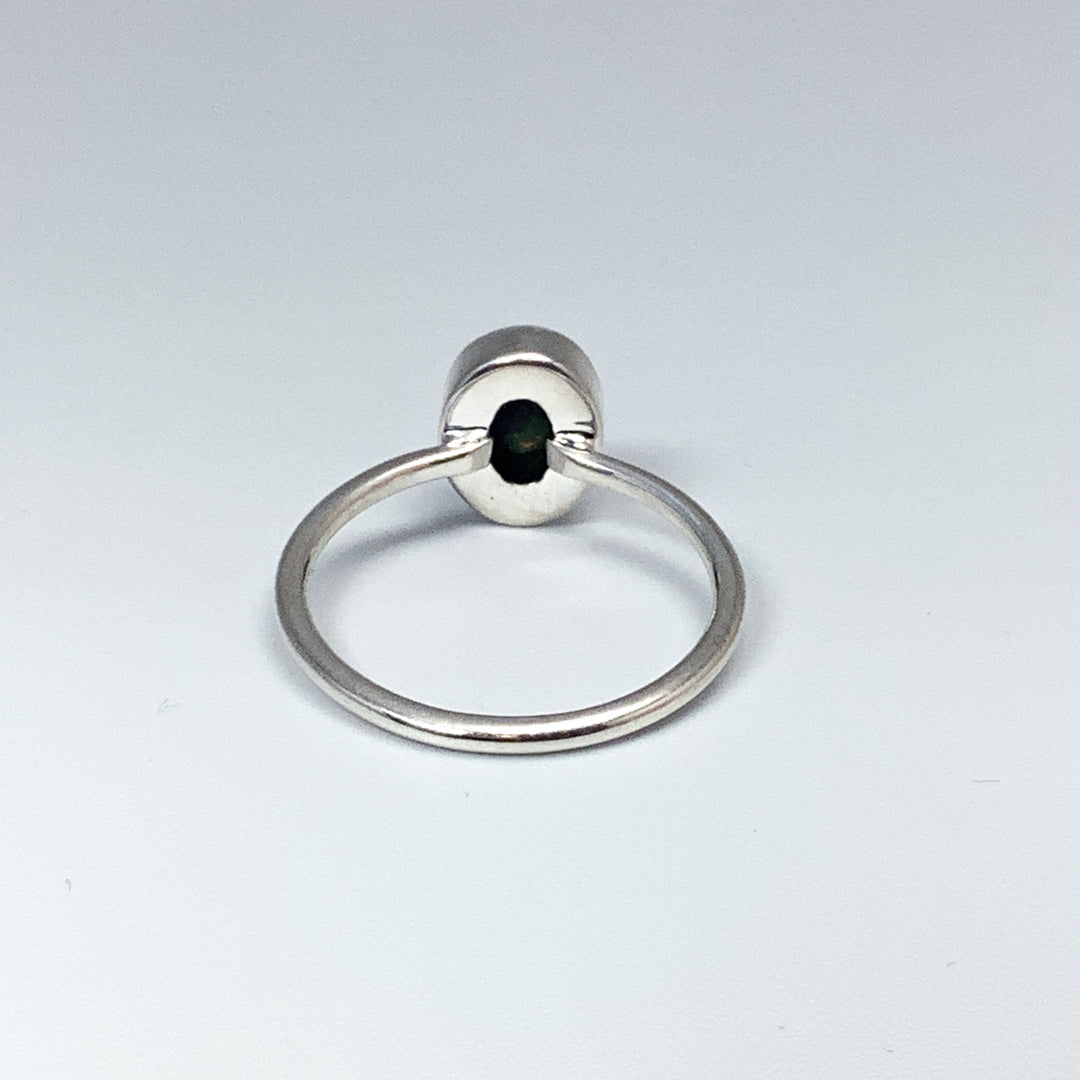 Black Ethiopian Opal Ring