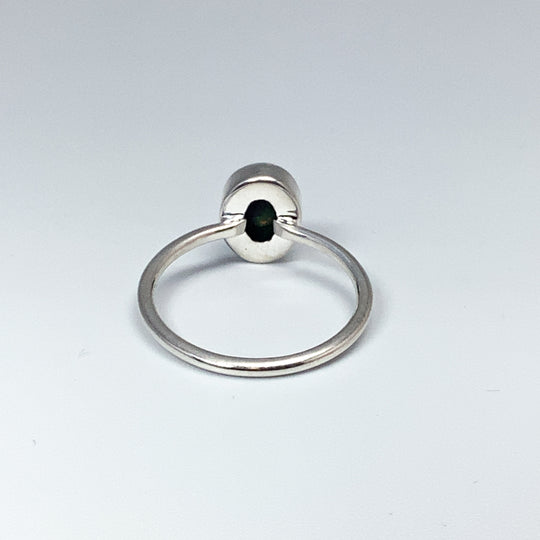 Black Ethiopian Opal Ring
