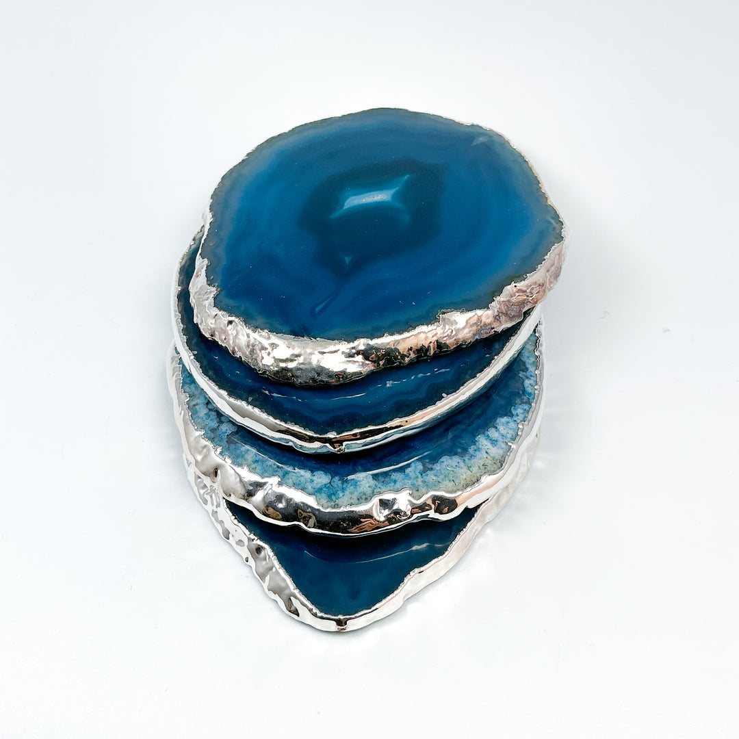 Agate Coasters - Set of 4