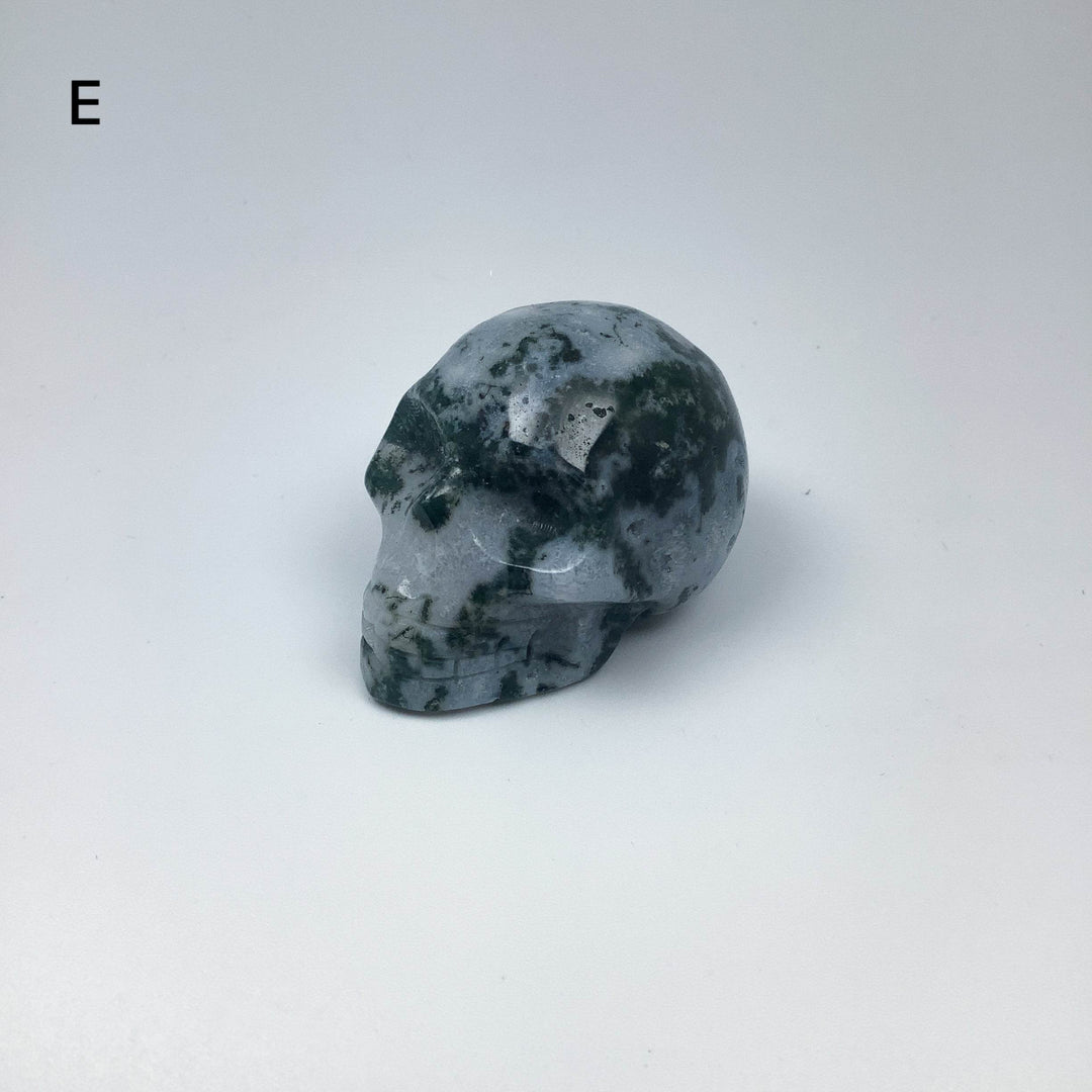 Moss Agate Skulls - Rocks and Gems Canada