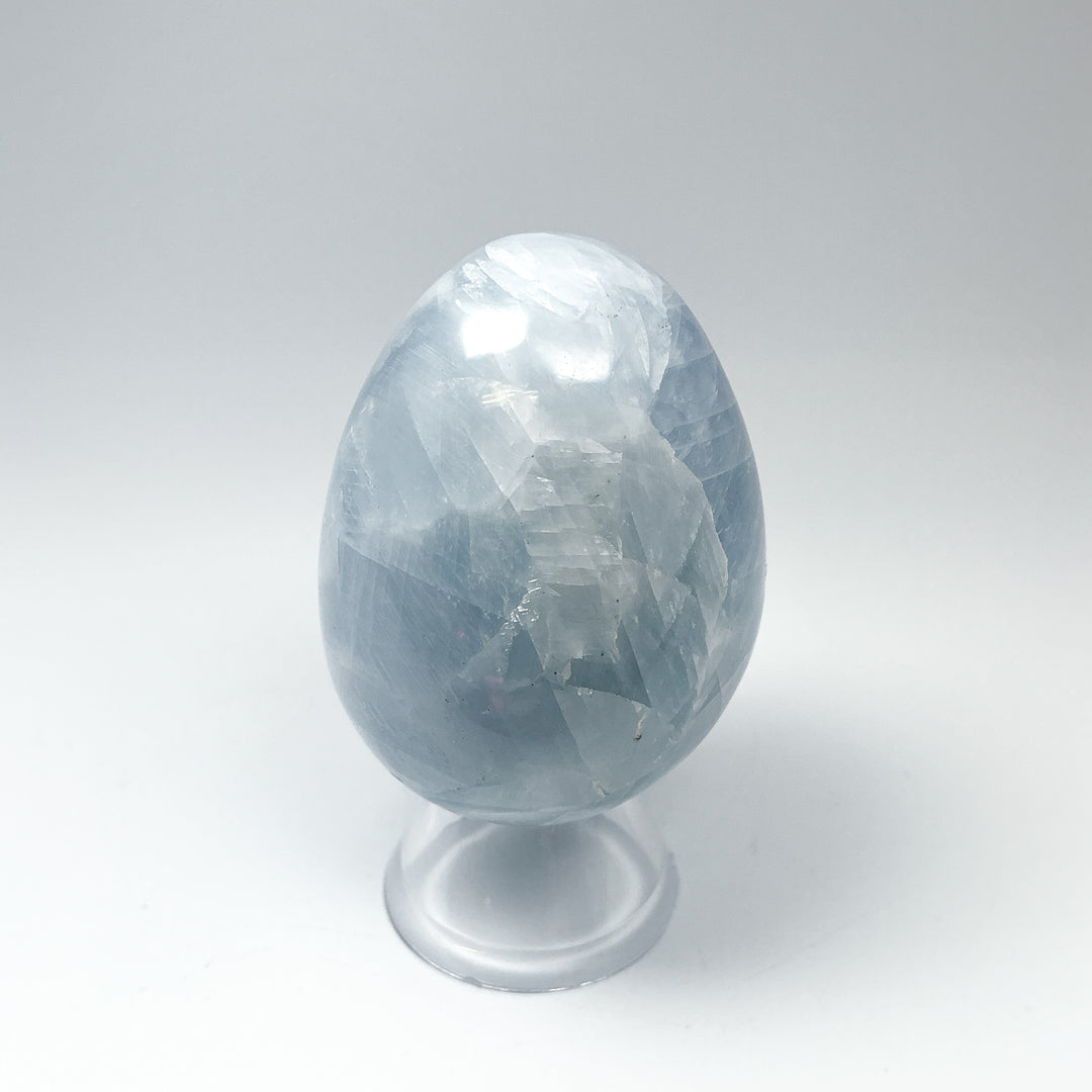 Blue Calcite Egg - Rocks and Gems Canada