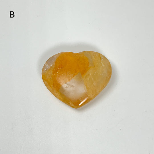 Golden Healing Quartz Heart - Rocks and Gems Canada