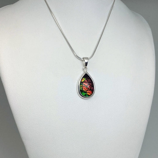 Alberta Ammolite Pendant - Rocks and Gems Canada