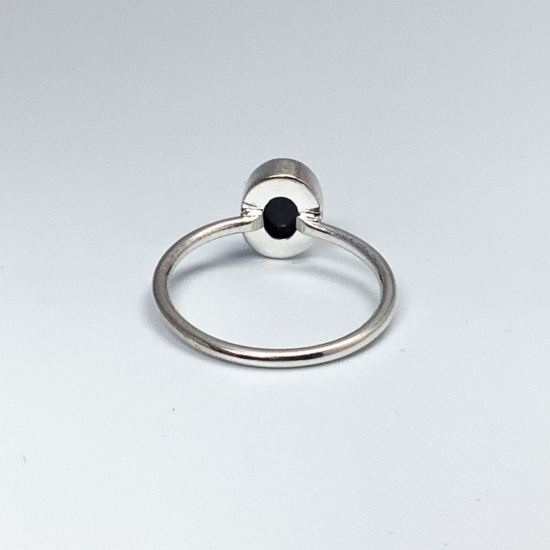 Black Ethiopian Opal Ring