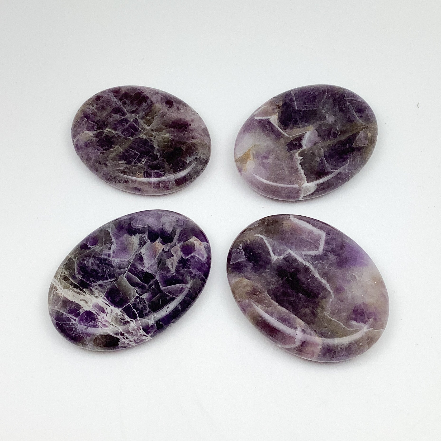 Worry Stone - Chevron Amethyst - Rocks and Gems Canada
