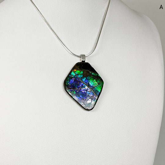 Alberta Ammolite Pendant - Rocks and Gems Canada