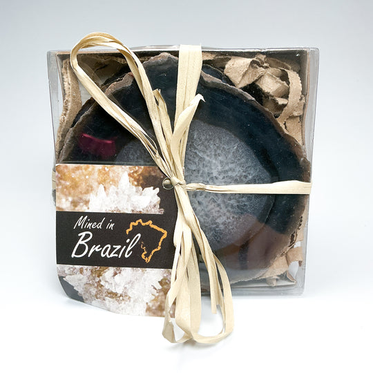 Agate Coasters - Set of 4