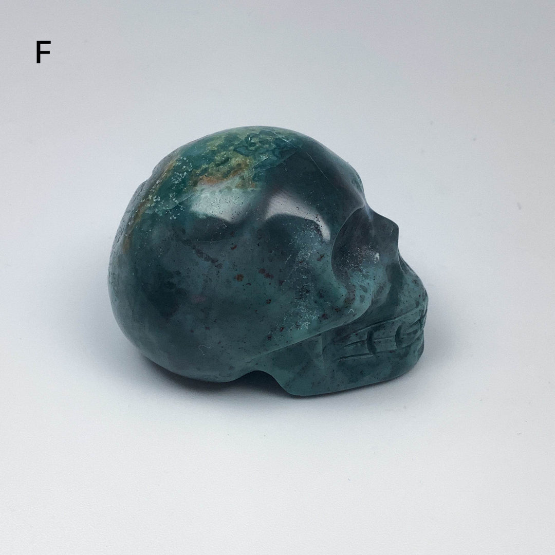 Moss Agate Skulls - Rocks and Gems Canada