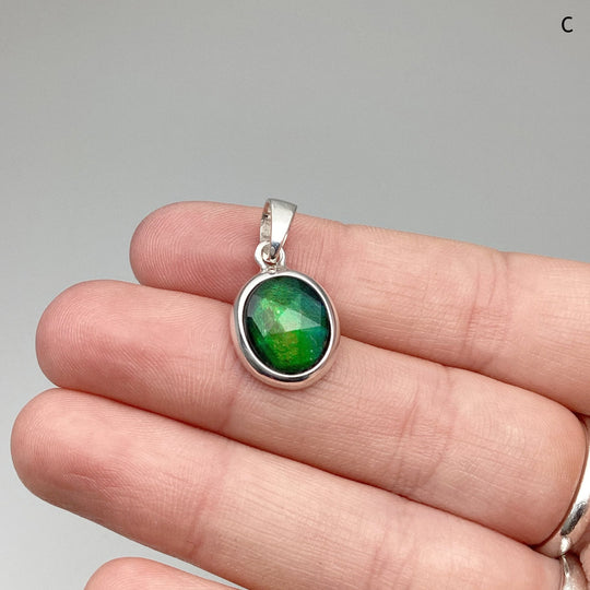 Alberta Ammolite Pendant - Rocks and Gems Canada