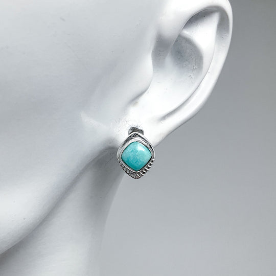 Amazonite Stud Earrings