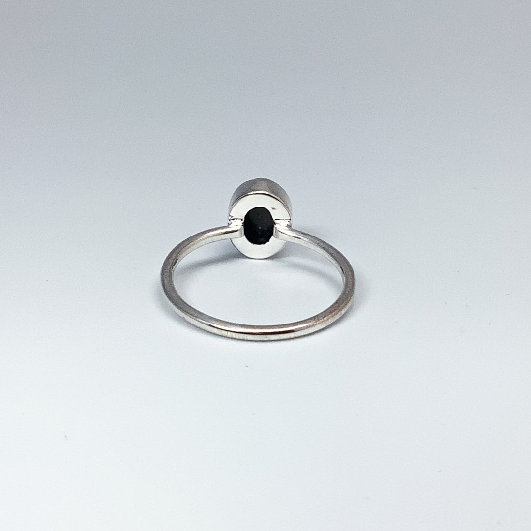 Black Ethiopian Opal Ring