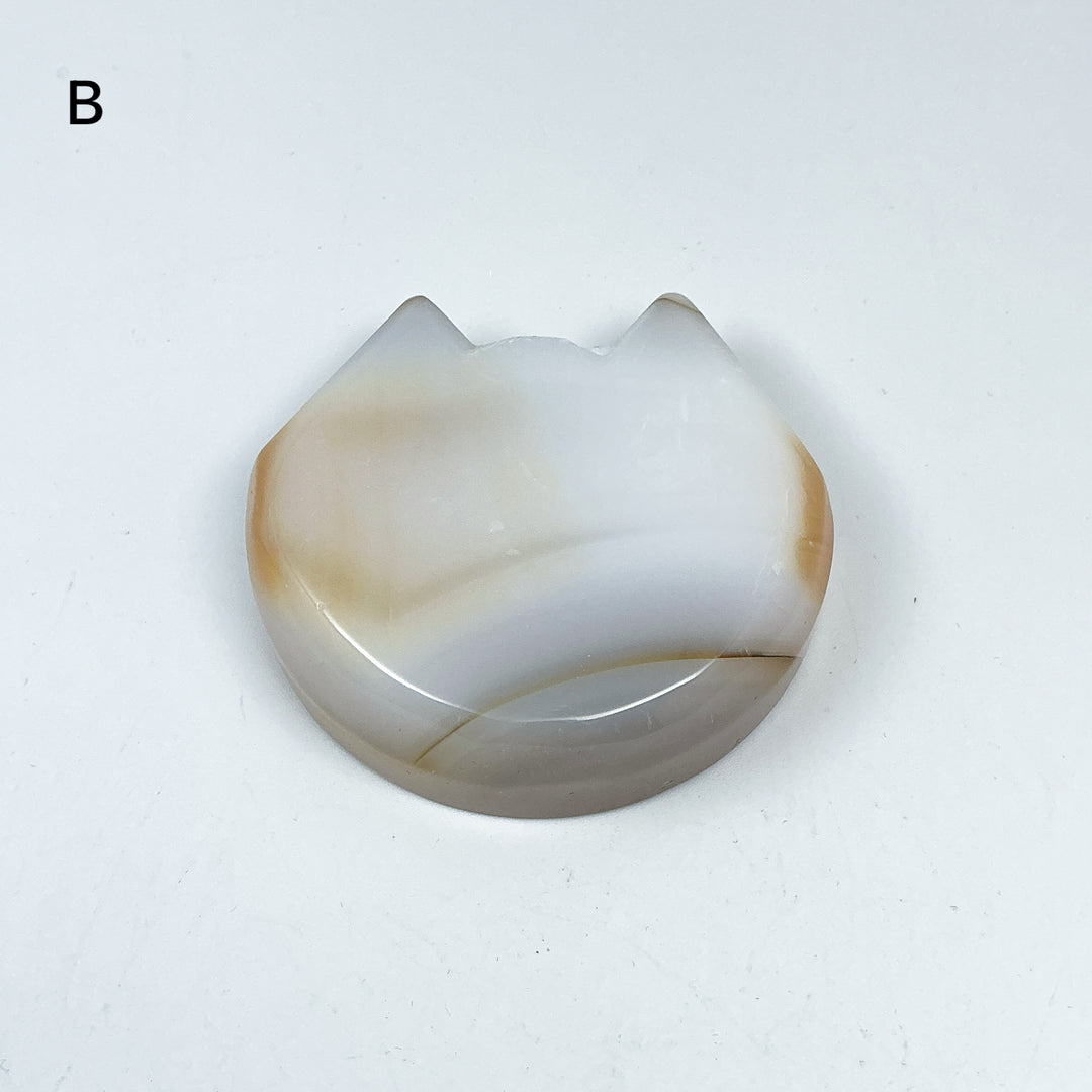 Moss Agate Cat Mini Bowl - Rocks and Gems Canada
