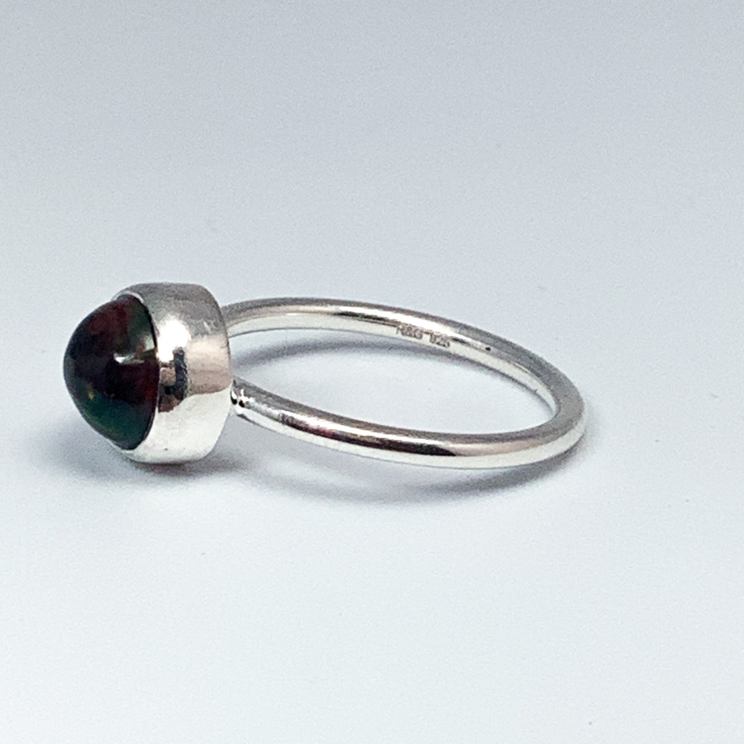 Black Ethiopian Opal Ring