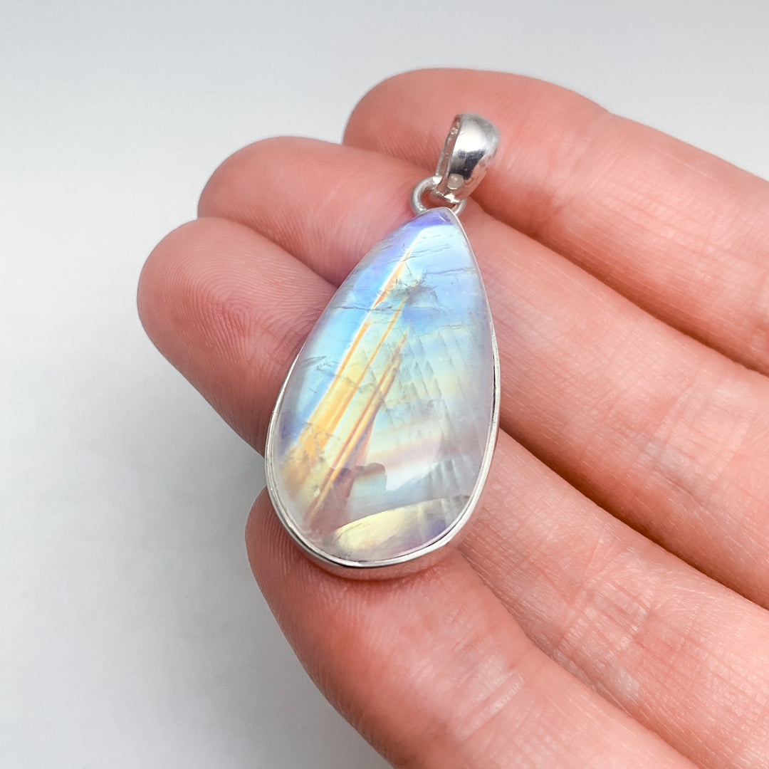 Rainbow Moonstone Pendant