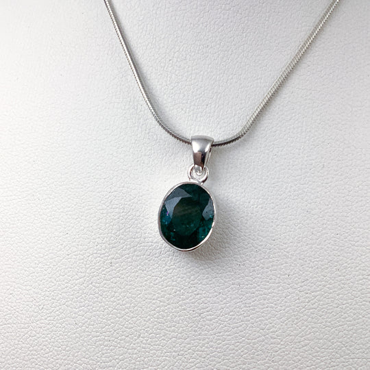 Blue and Green Tourmaline Pendant