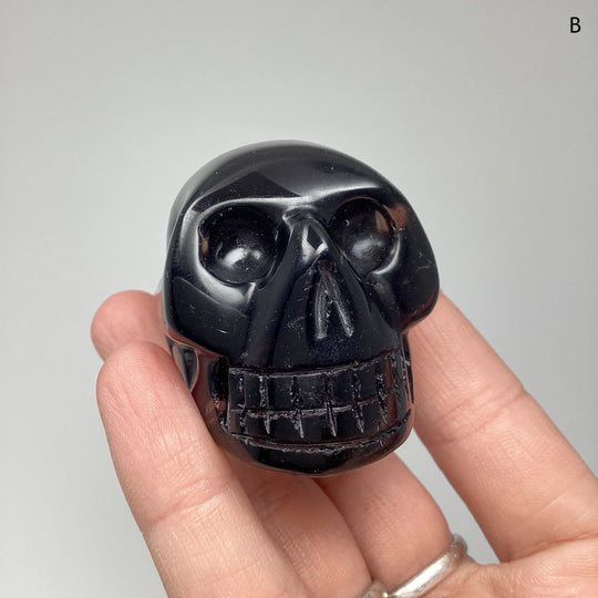 Carved Smoky Quartz Crystal Skull - Rocks and Gems Canada