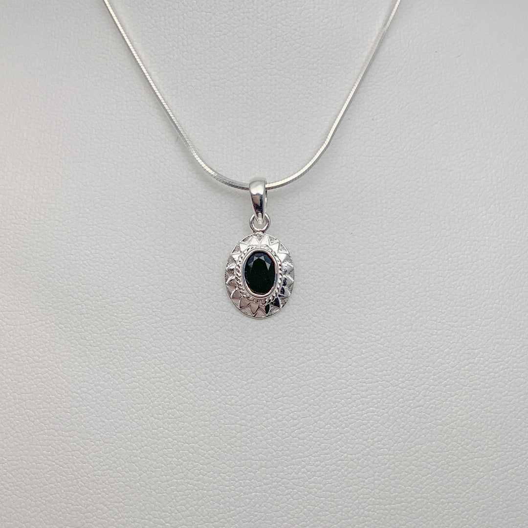 Black Onyx Pendant - Rocks and Gems Canada
