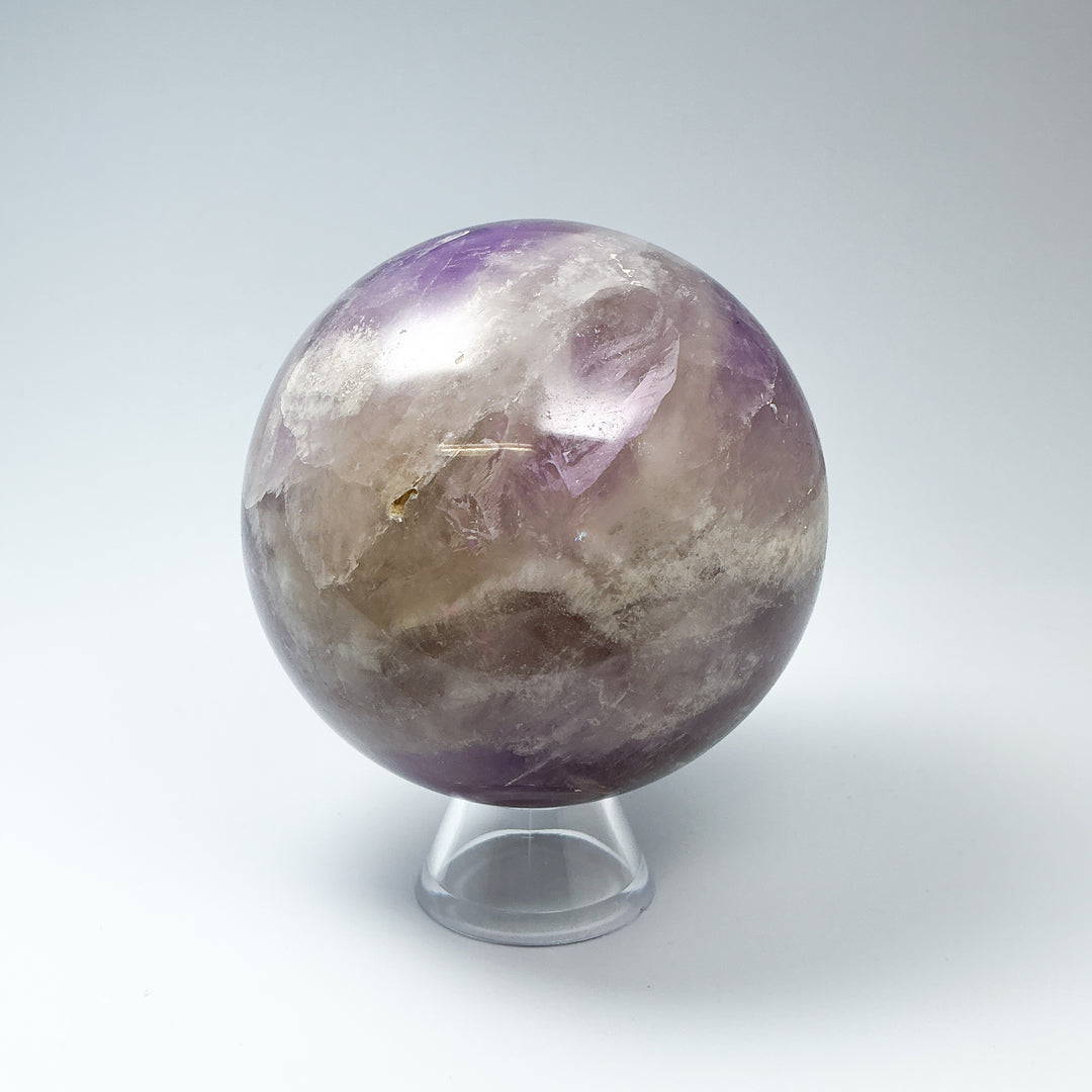 Chevron Amethyst Sphere - Rocks and Gems Canada