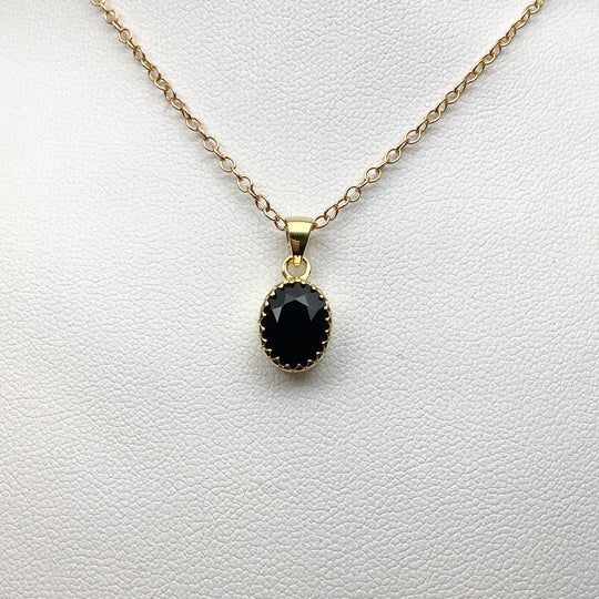 Black Onyx Pendant - Rocks and Gems Canada