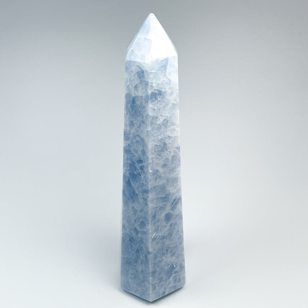 Blue Calcite Point - Rocks and Gems Canada