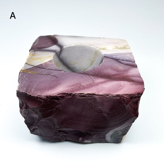 Mookaite Candle Holder - Rocks and Gems Canada
