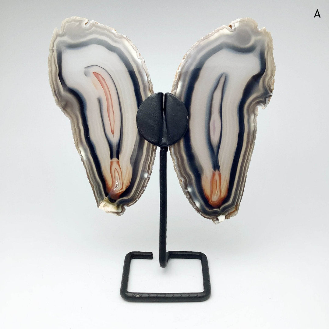 Agate Butterfly on Stand-Rocks and Gems Canada