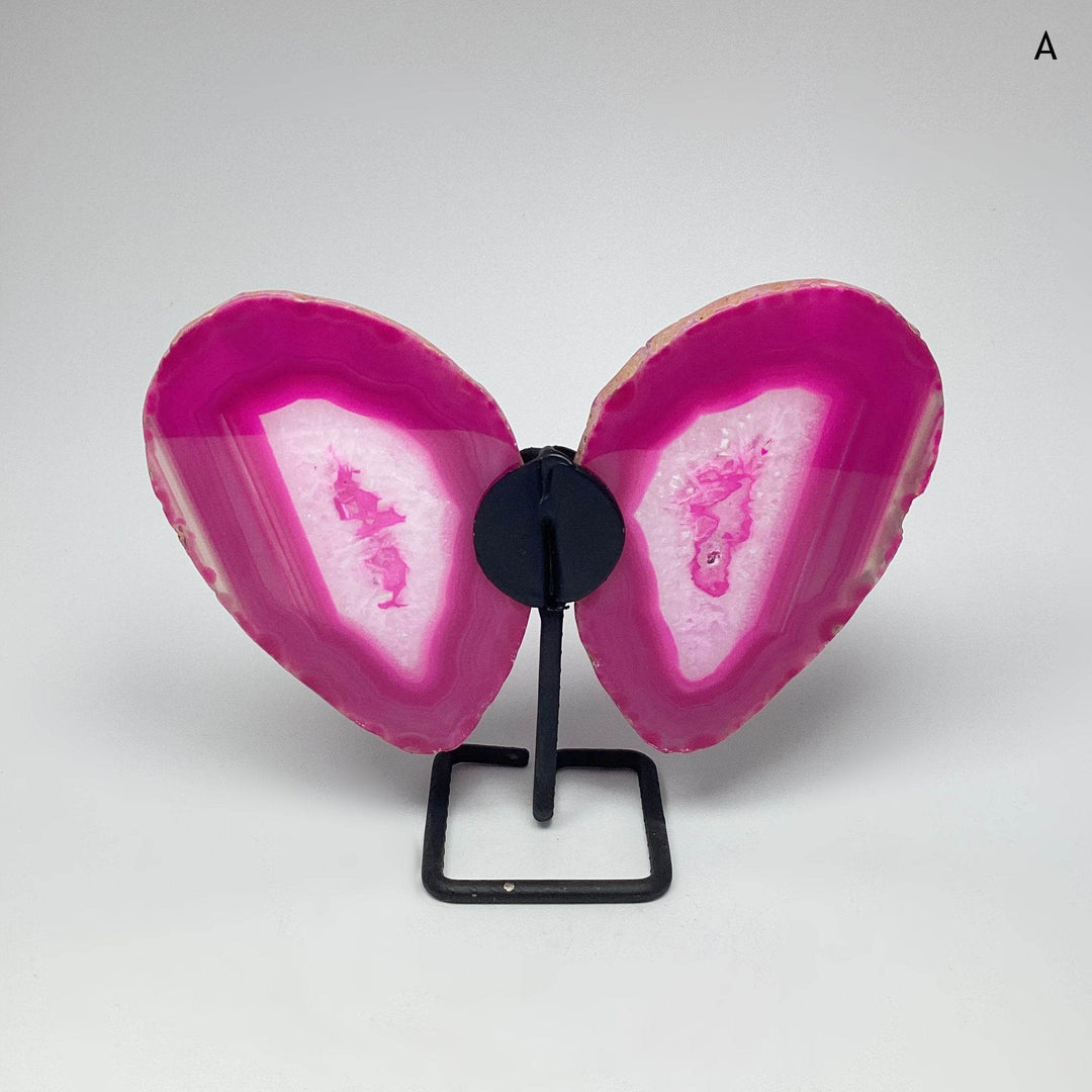 Agate Butterfly on Stand-Rocks and Gems Canada