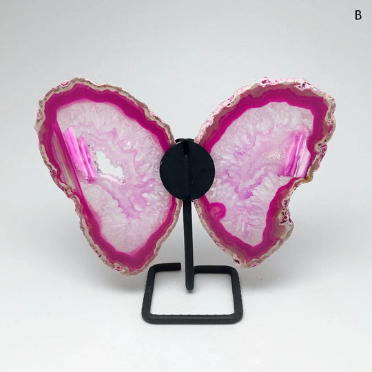 Agate Butterfly on Stand-Rocks and Gems Canada