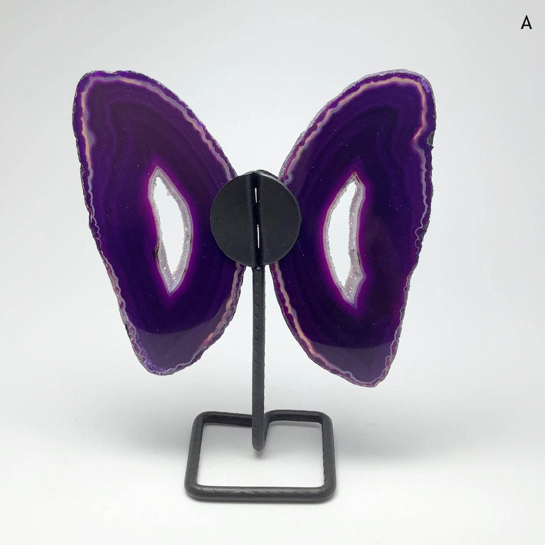 Agate Butterfly on Stand-Rocks and Gems Canada