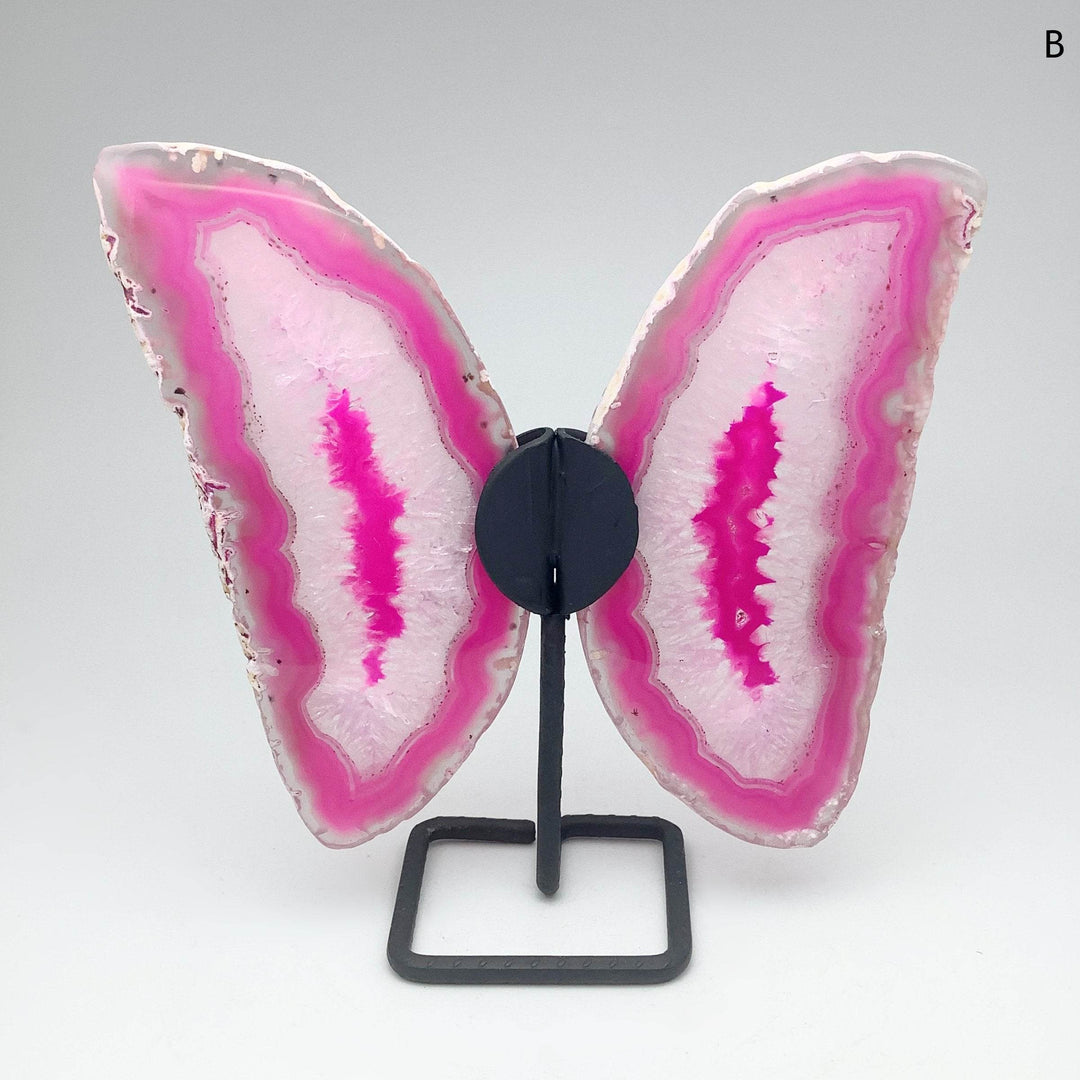 Agate Butterfly on Stand-Rocks and Gems Canada