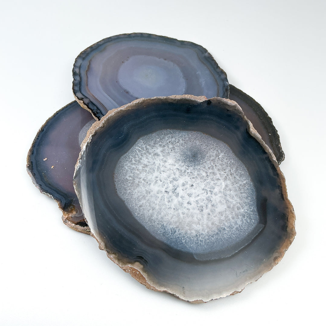 Agate Coasters - Set of 4-Rocks and Gems Canada