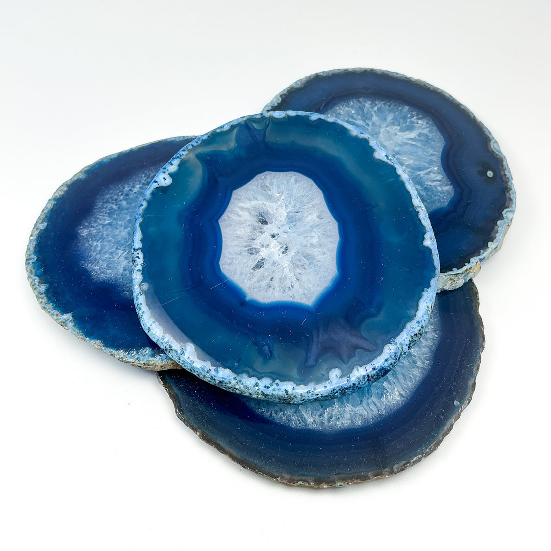 Agate Coasters - Set of 4-Rocks and Gems Canada