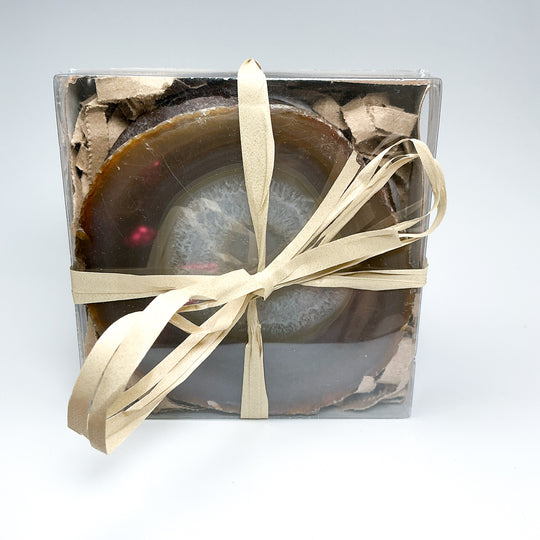 Agate Coasters - Set of 4-Rocks and Gems Canada