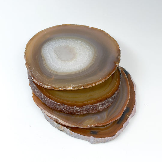 Agate Coasters - Set of 4-Rocks and Gems Canada