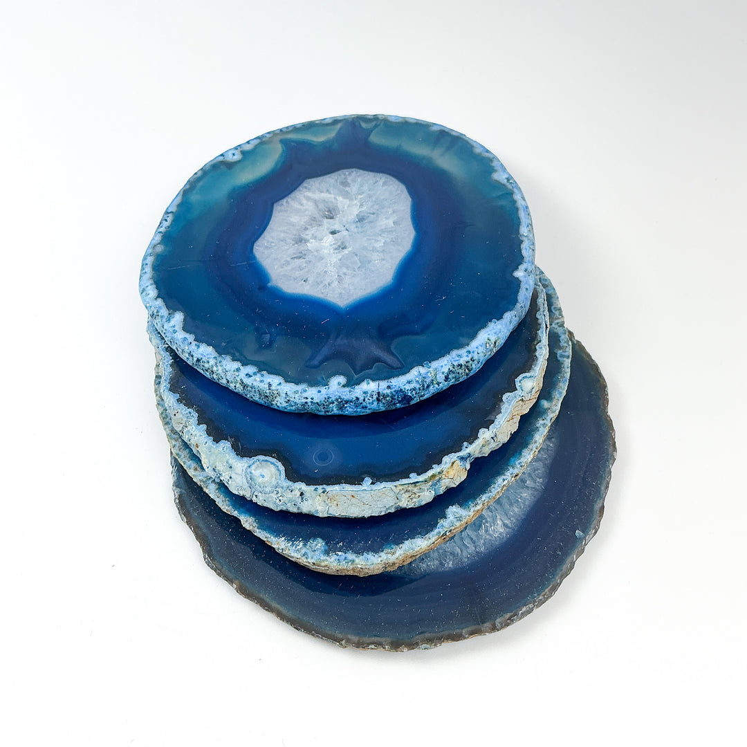Agate Coasters - Set of 4-Rocks and Gems Canada