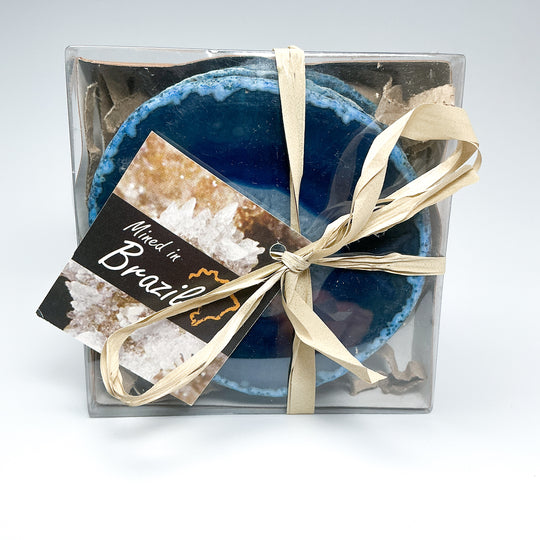 Agate Coasters - Set of 4-Rocks and Gems Canada