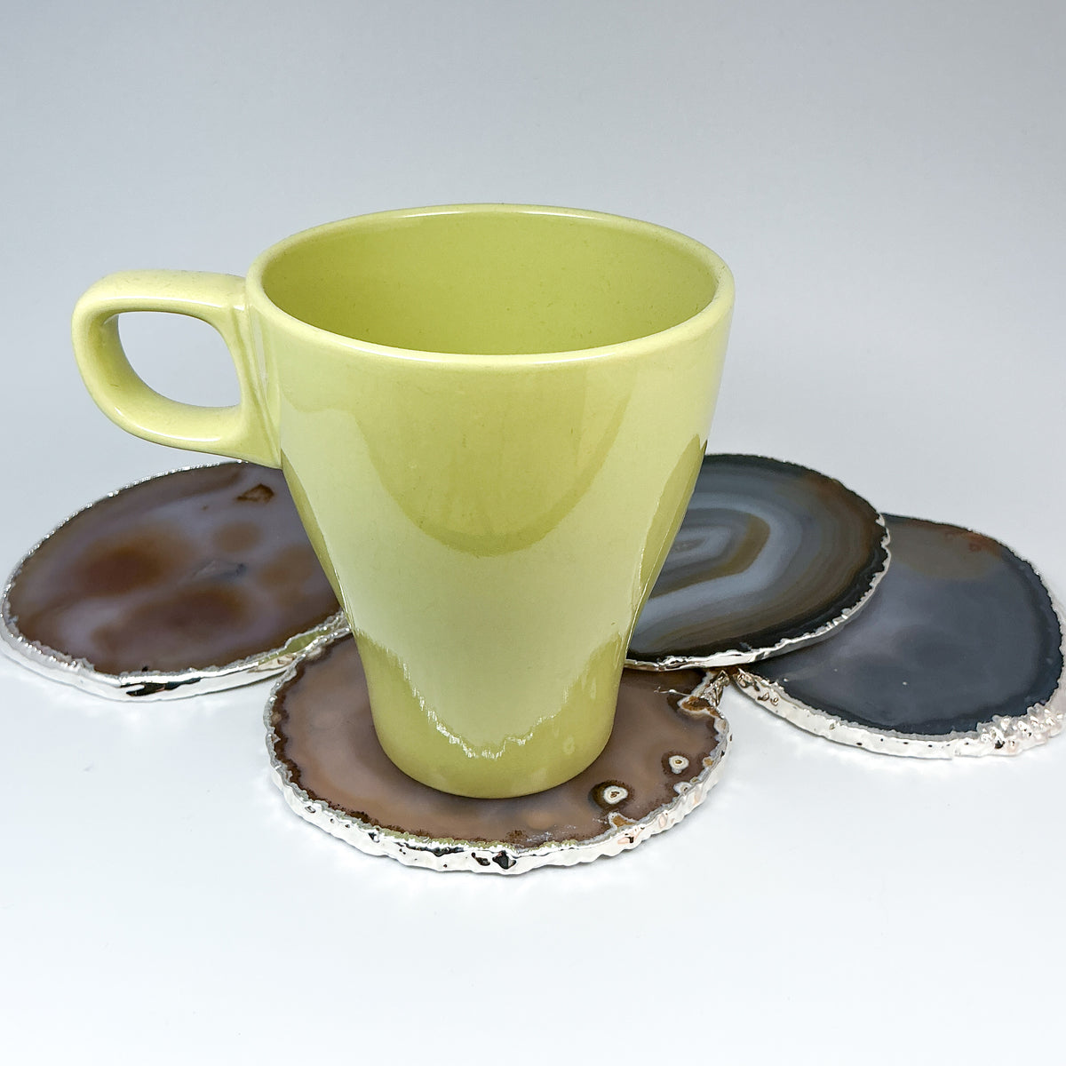 Agate Coasters - Set of 4-Rocks and Gems Canada