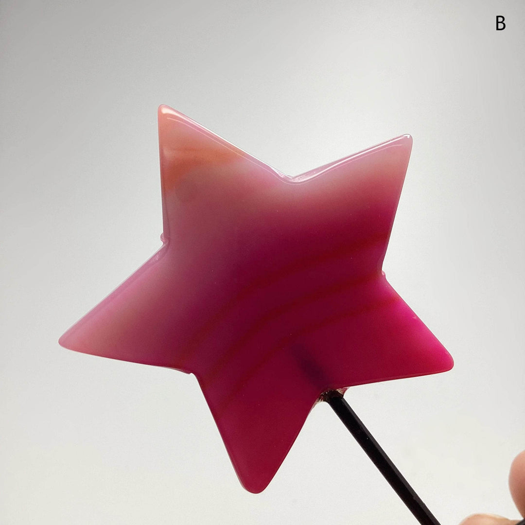 Agate Star on Stand-Rocks and Gems Canada