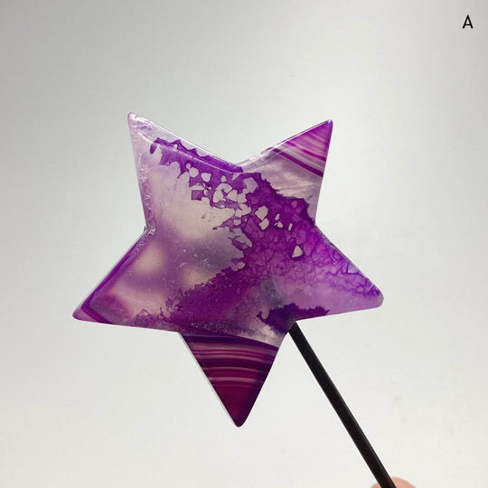 Agate Star on Stand-Rocks and Gems Canada