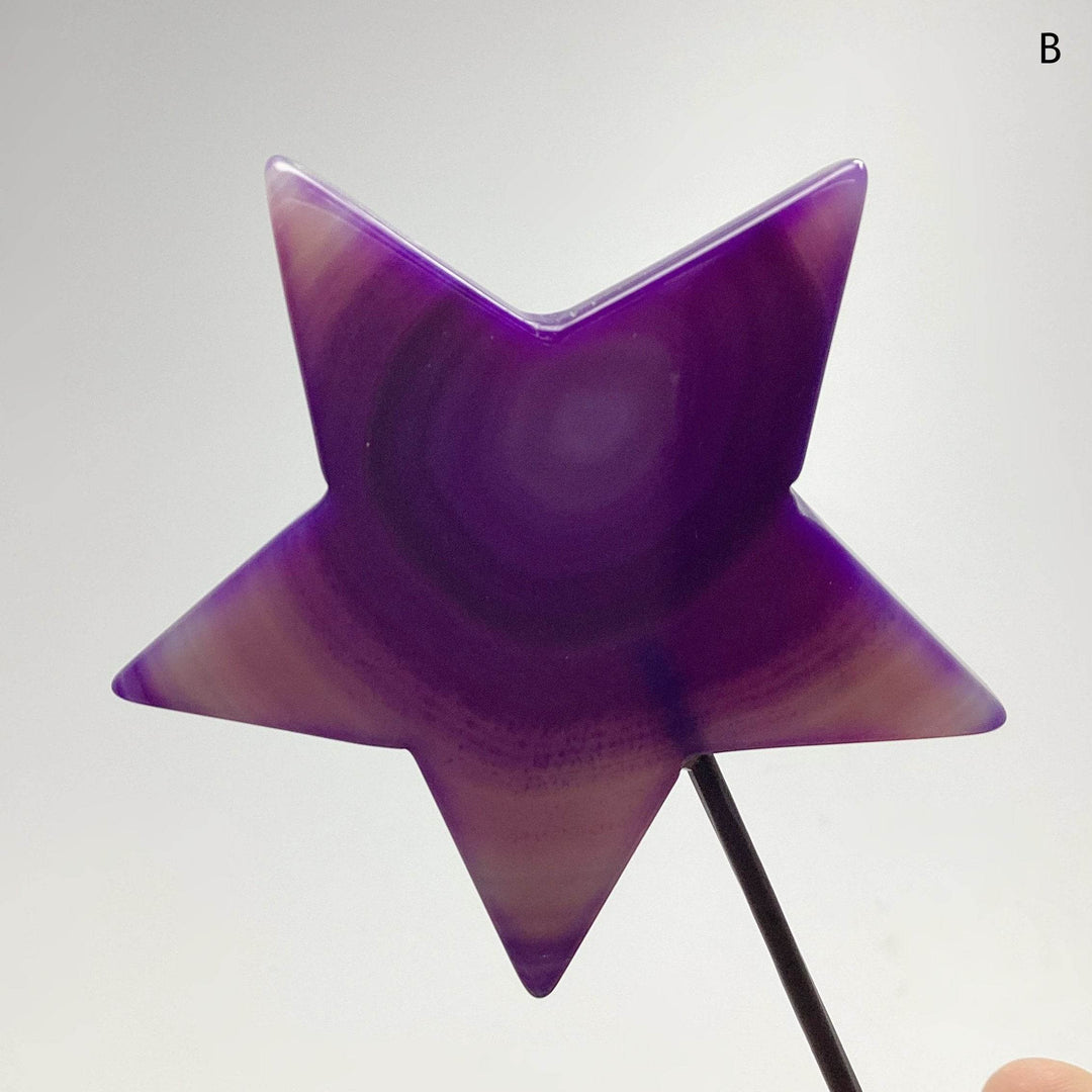 Agate Star on Stand-Rocks and Gems Canada
