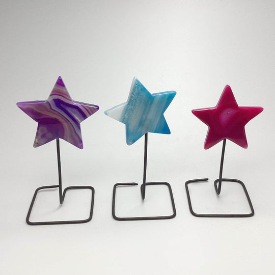 Agate Star on Stand-Rocks and Gems Canada