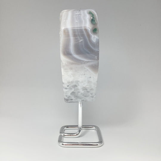 Agate Heart on Stand - Rocks and Gems Canada