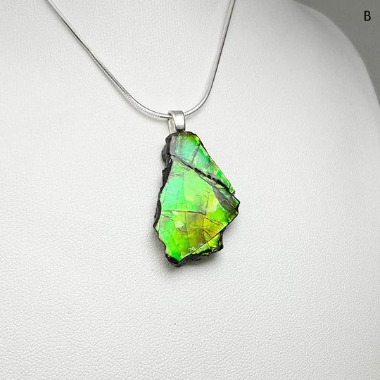 Alberta Ammolite Pendant-Rocks and Gems Canada
