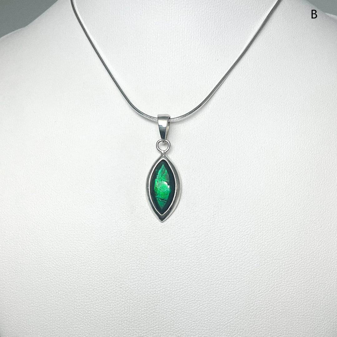 Alberta Ammolite Pendant-Rocks and Gems Canada