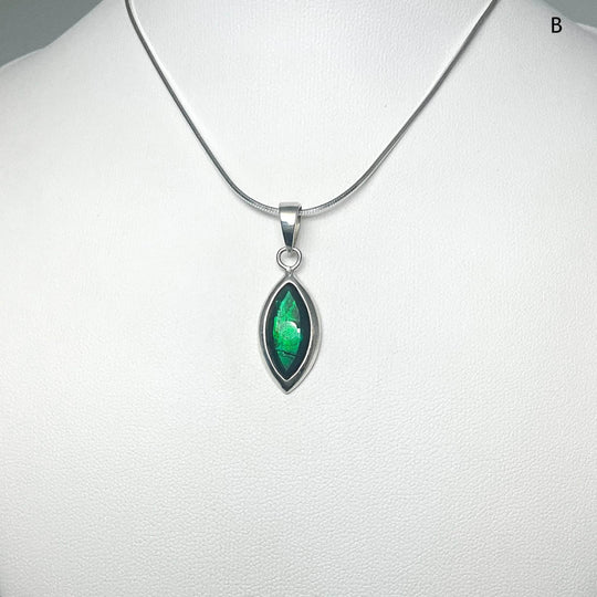 Alberta Ammolite Pendant-Rocks and Gems Canada