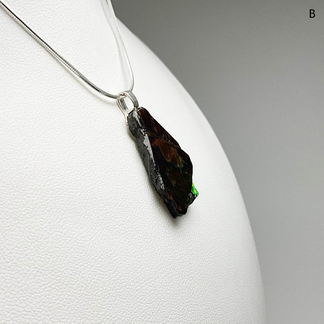 Alberta Ammolite Pendant-Rocks and Gems Canada