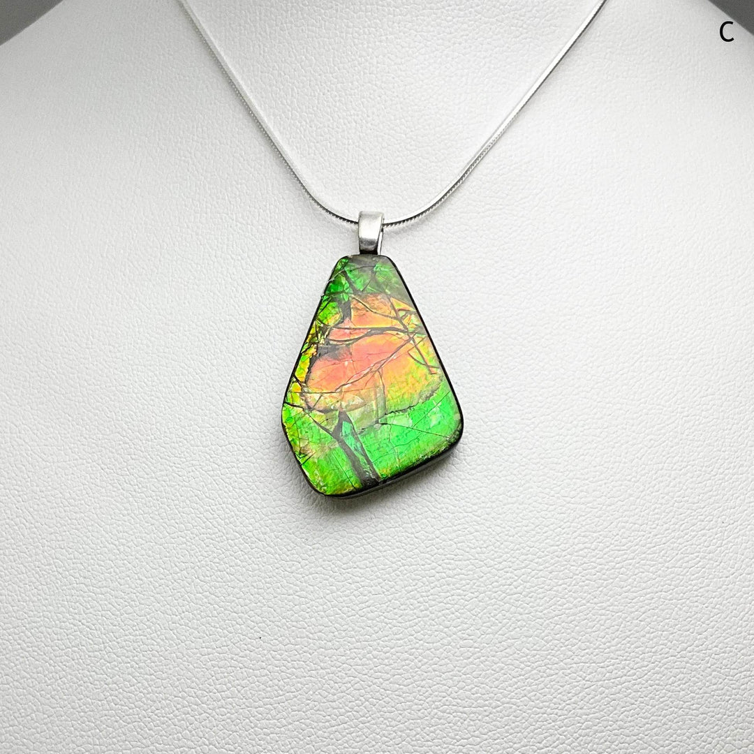 Alberta Ammolite Pendant-Rocks and Gems Canada