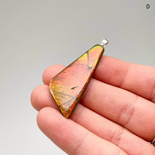 Alberta Ammolite Pendant-Rocks and Gems Canada